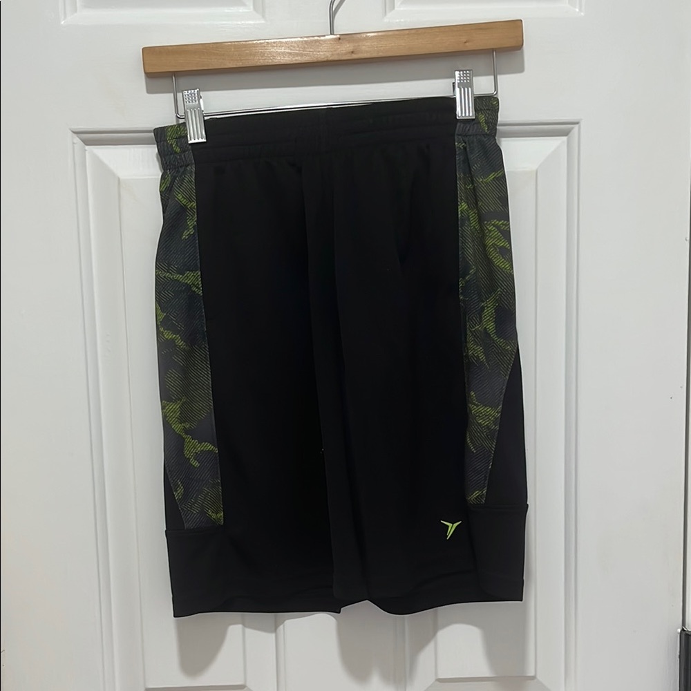 Old Navy Athletic Black and Green Shorts